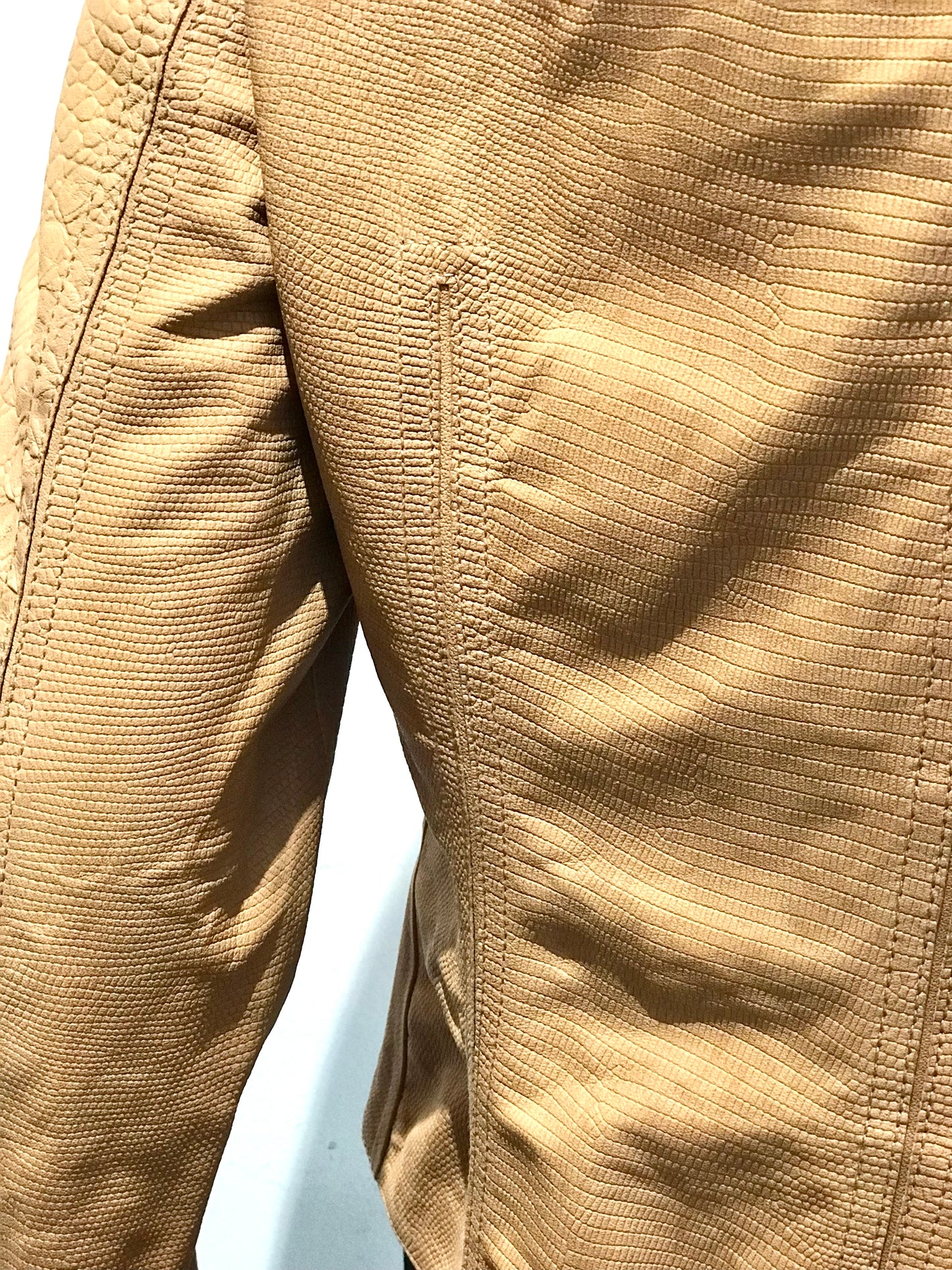 Escada Tan Leather Jacket