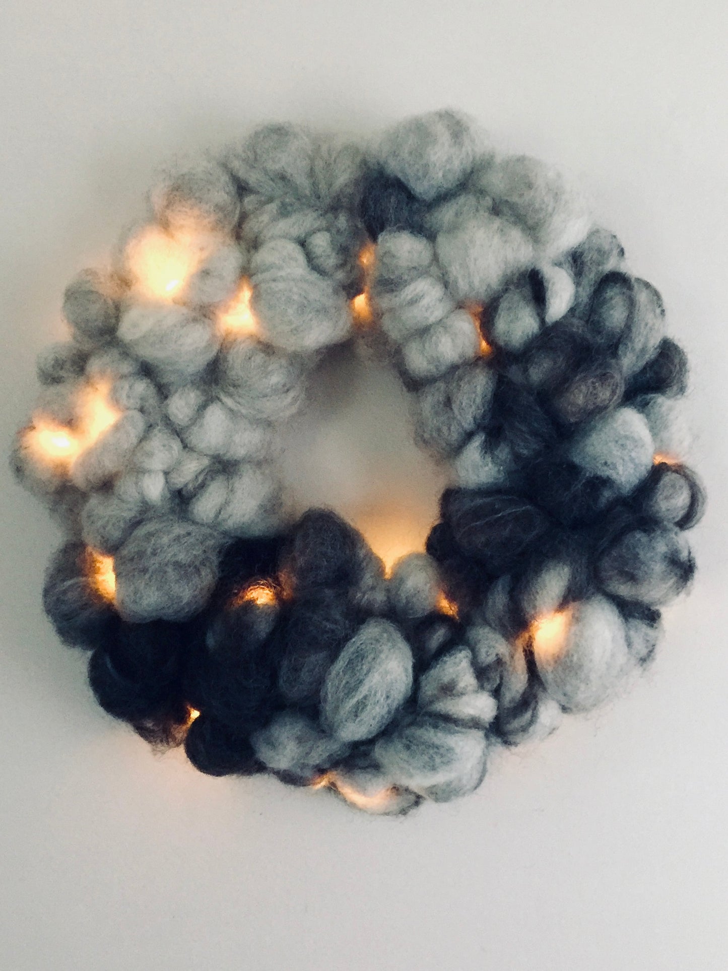 Woolstones Wall Sculpture Wool Wreath