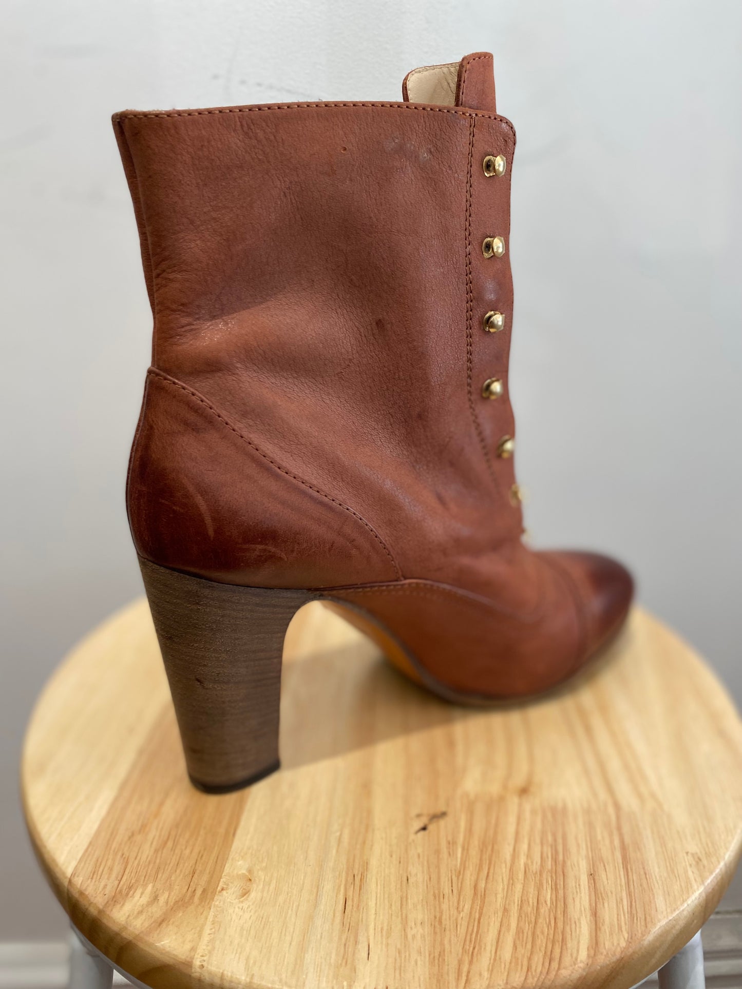 Vanessa Bruno Brown Ankle Boots