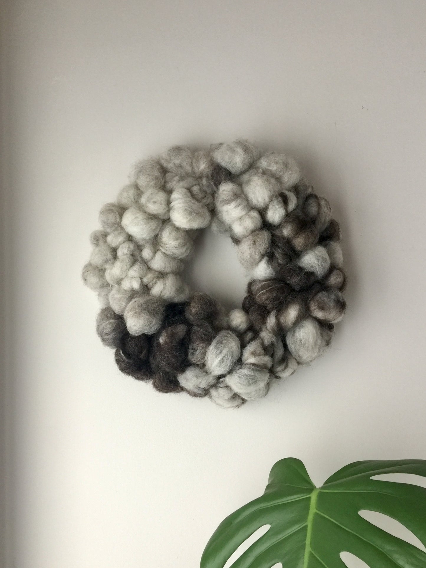 Woolstones Wall Sculpture Wool Wreath