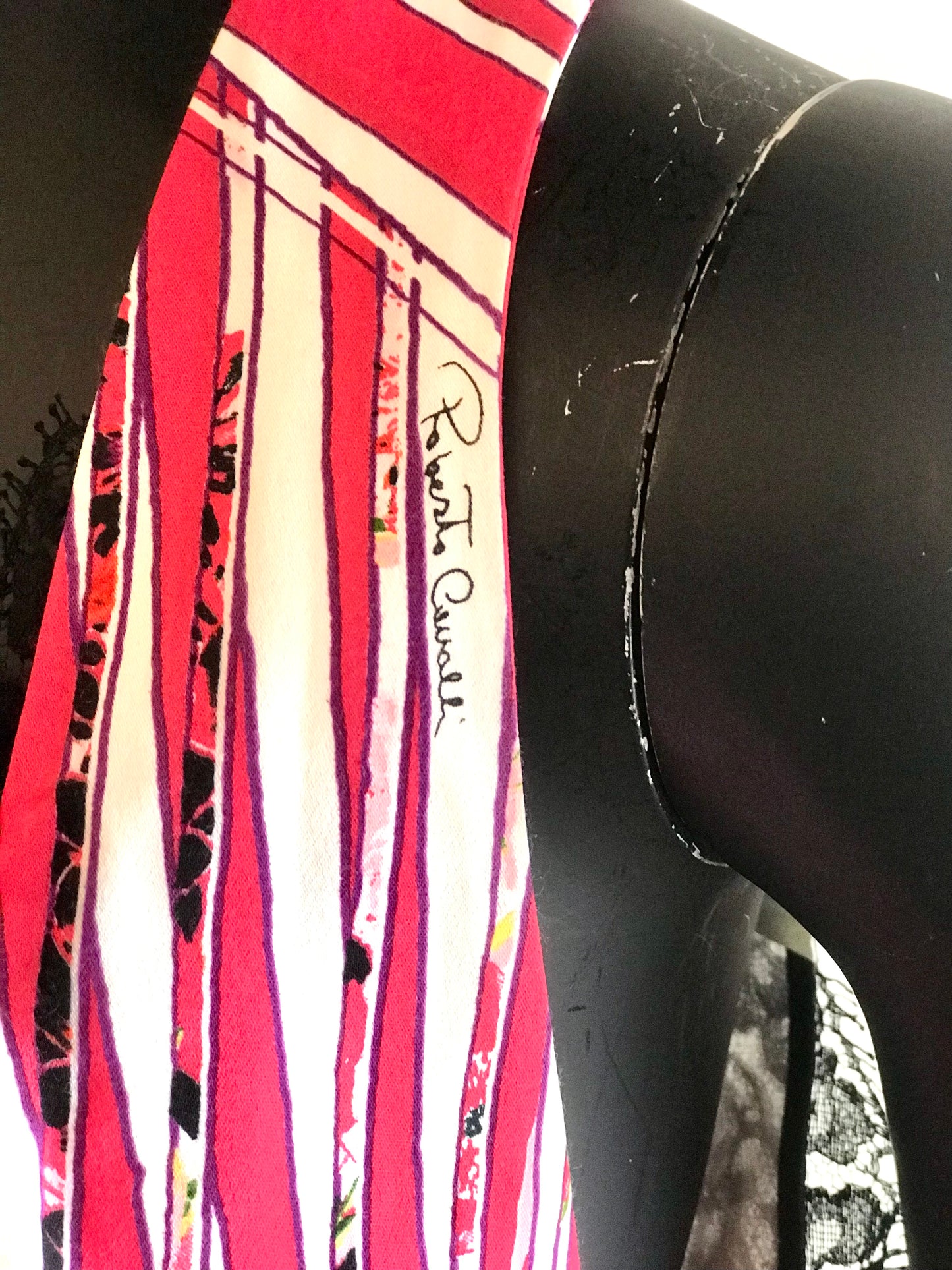 Roberto Cavali Printed Cocktail Dress