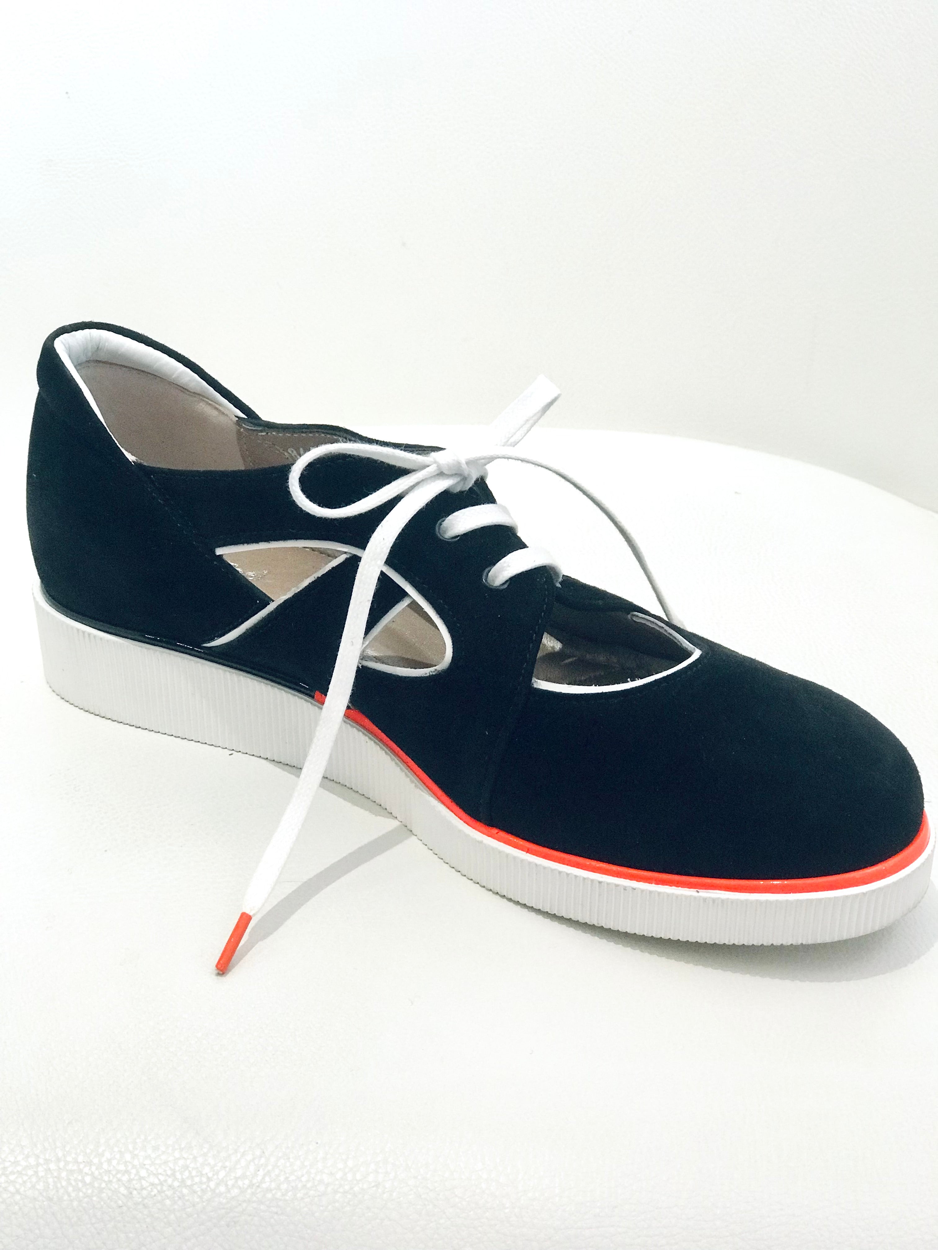 Beautifeel Black Suede Sneakers – SECONDO