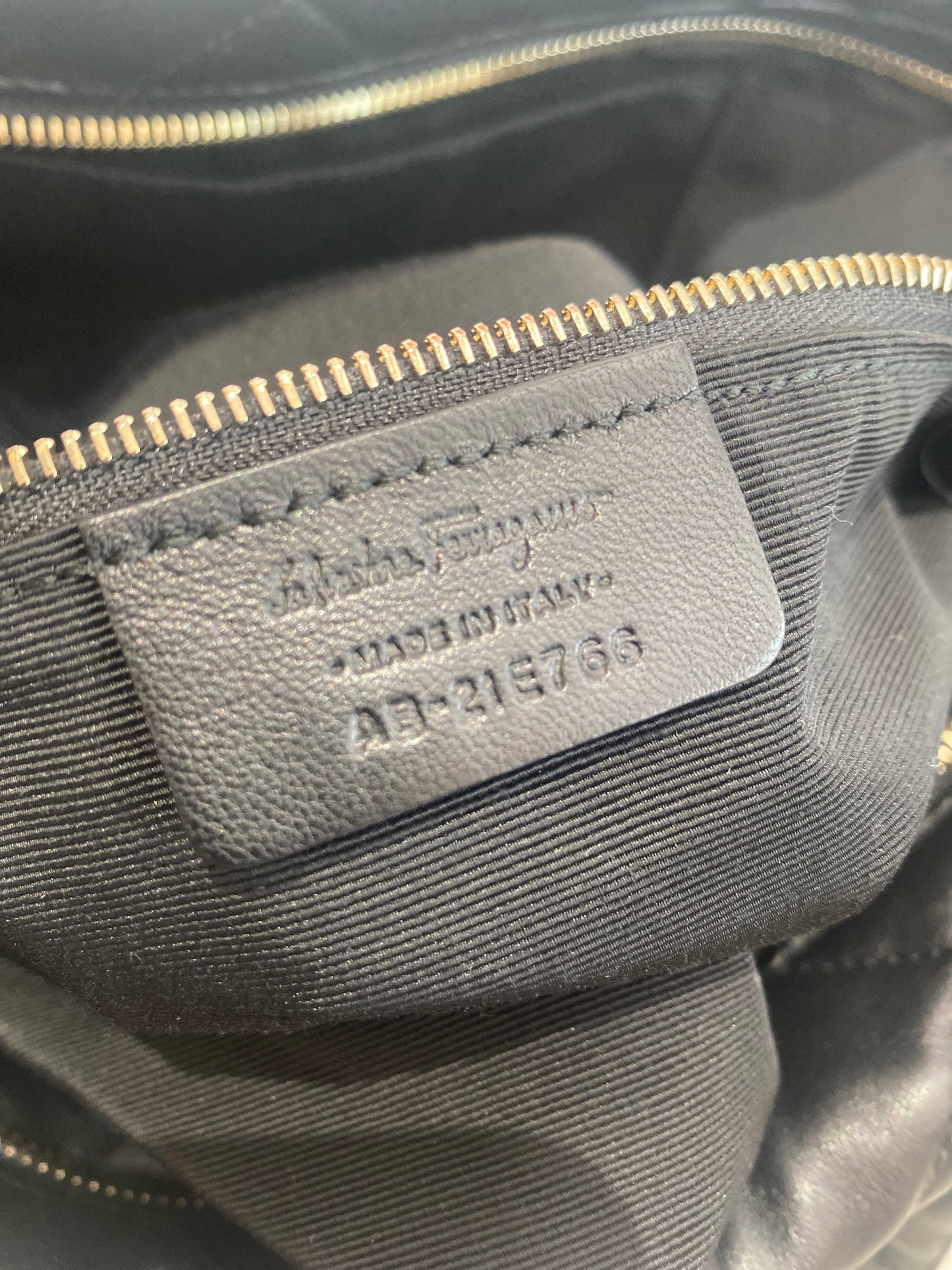 Salvatore Ferragamo Lamb Leather Quilted Bag