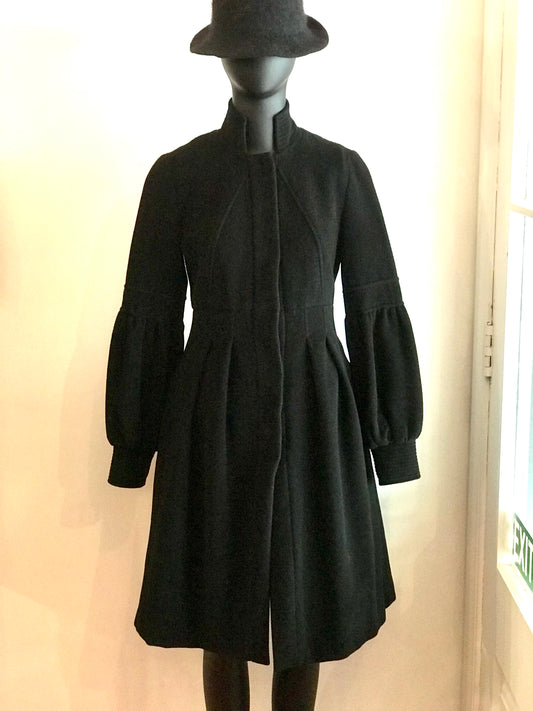 Dianne Von Furstenburg Black Coat