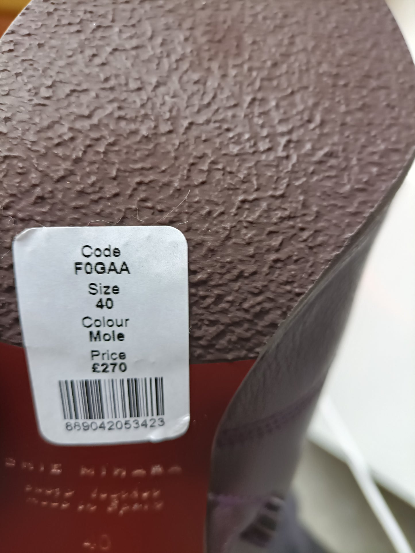 Chie Mihara - Aubergine Leather Bootie - Size 40