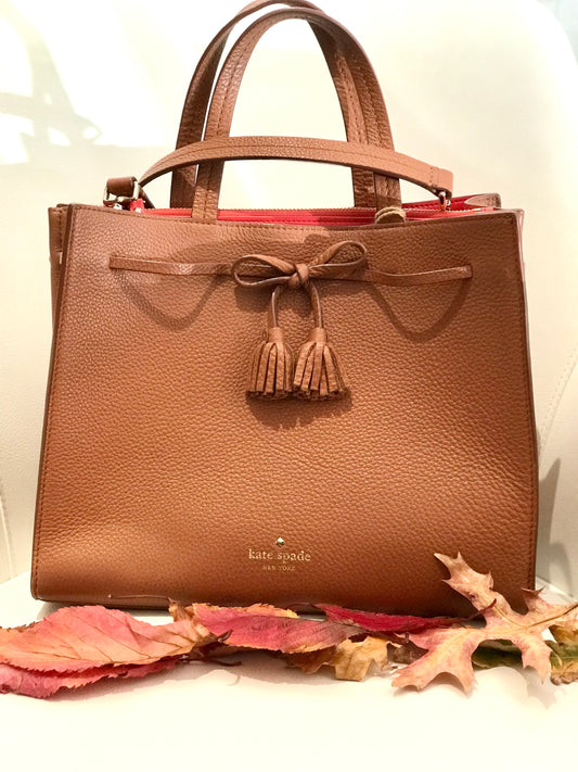 Kate Spade Tan Leather Bag