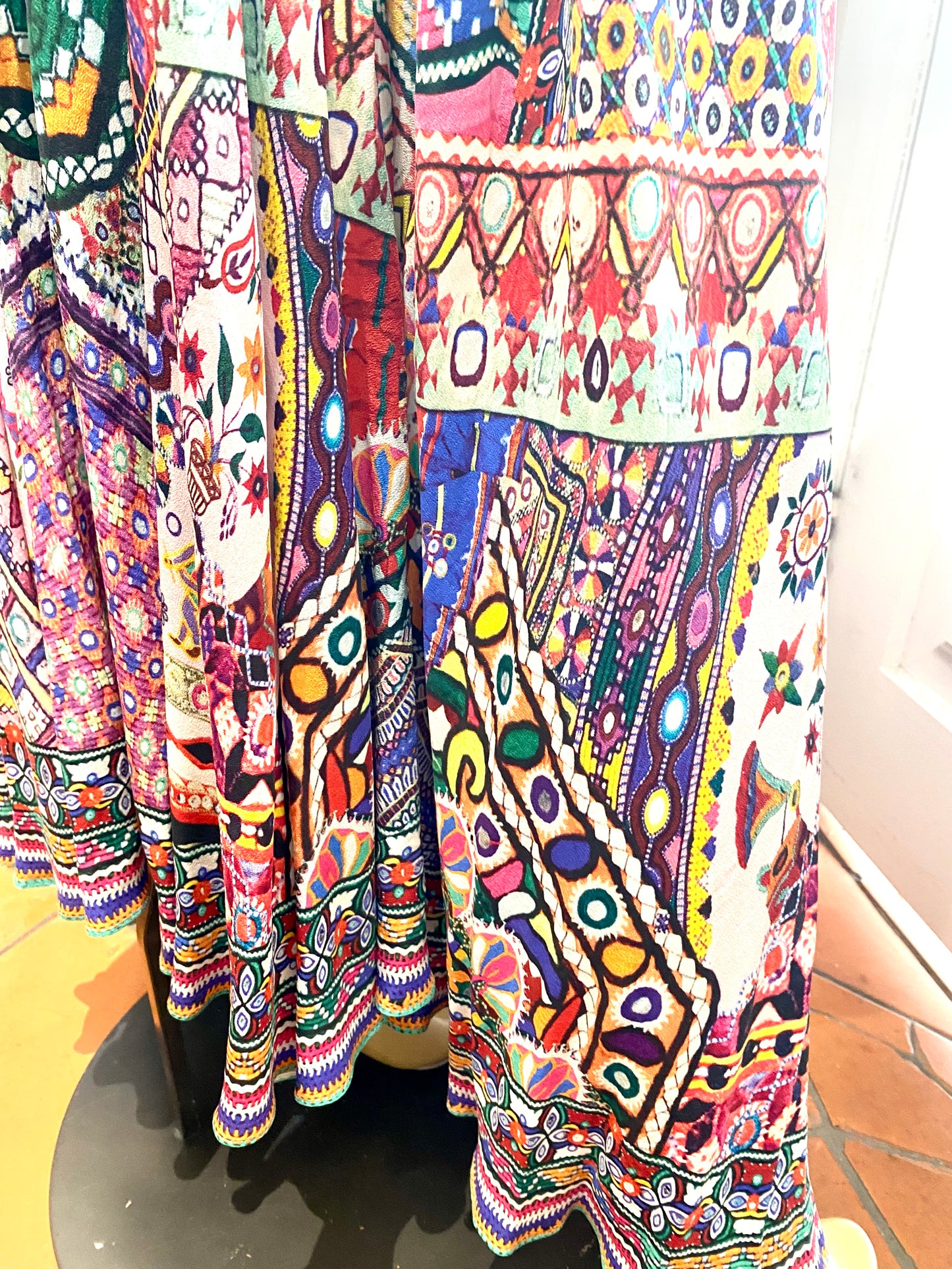 Camilla Printed Silk Dress