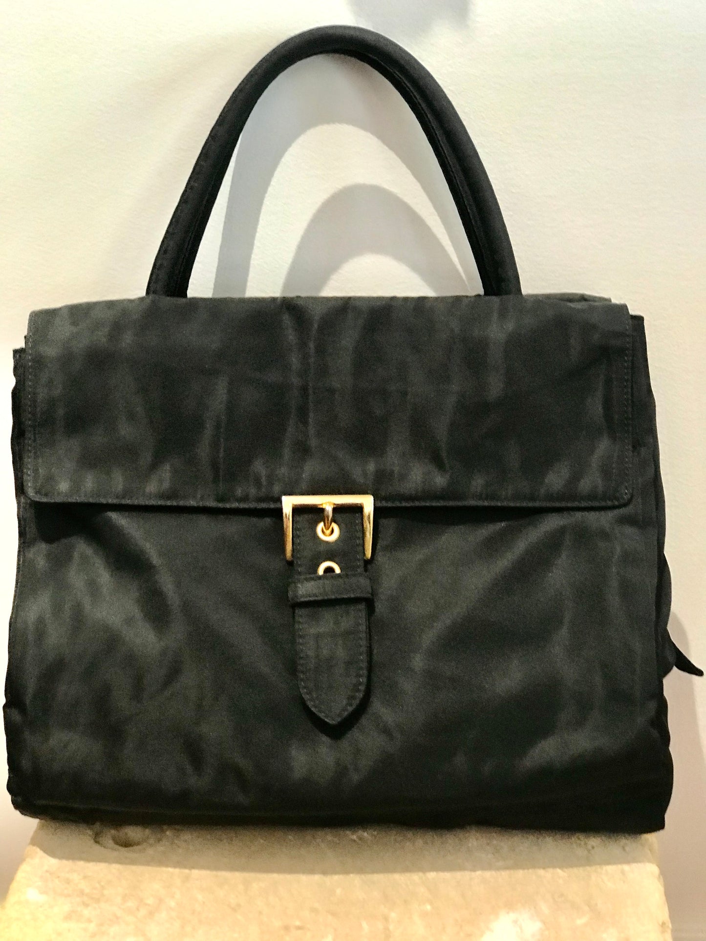 Prada Vintage Black Nylon Bag