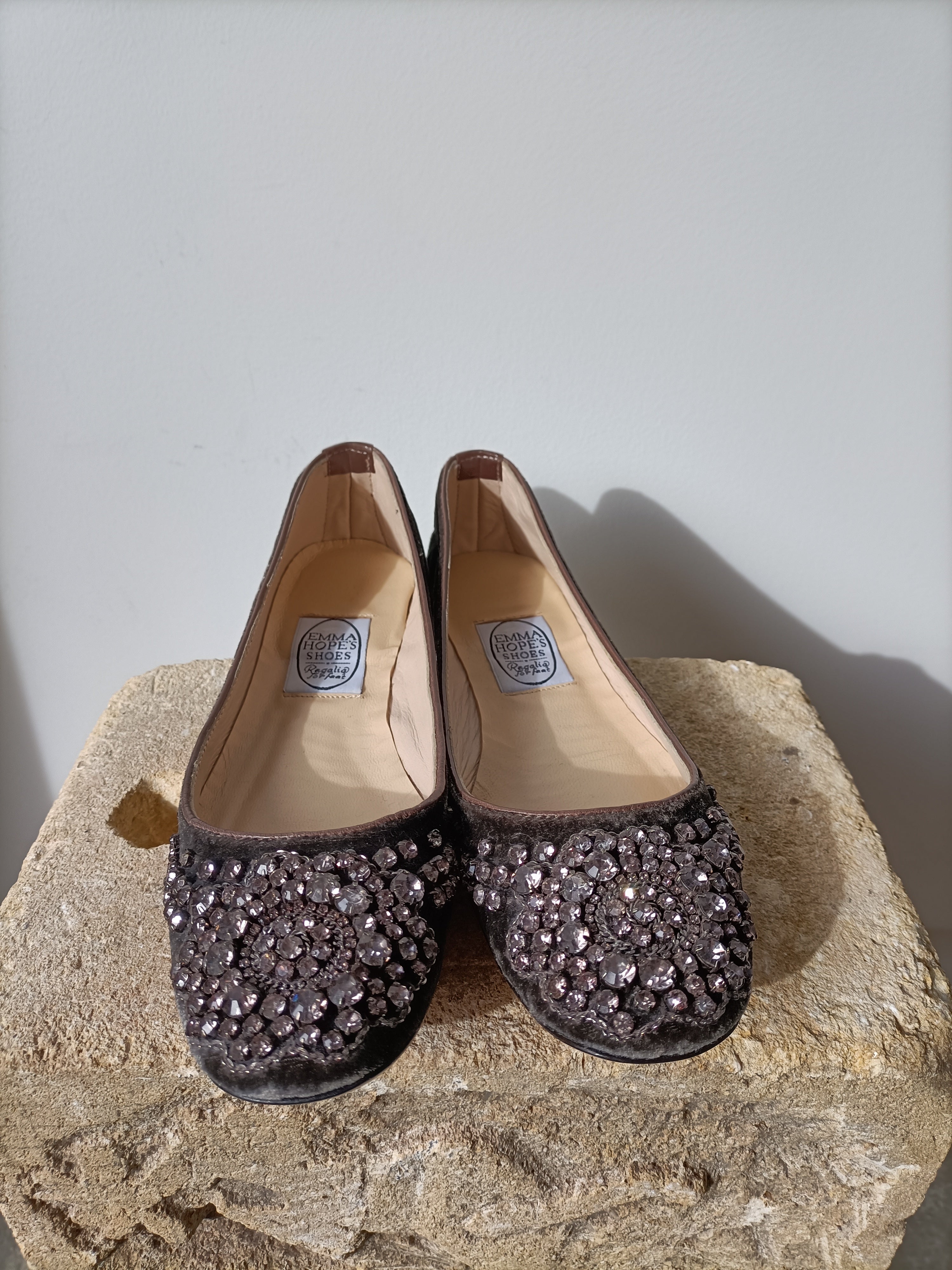 Jewelled ballet clearance pumps